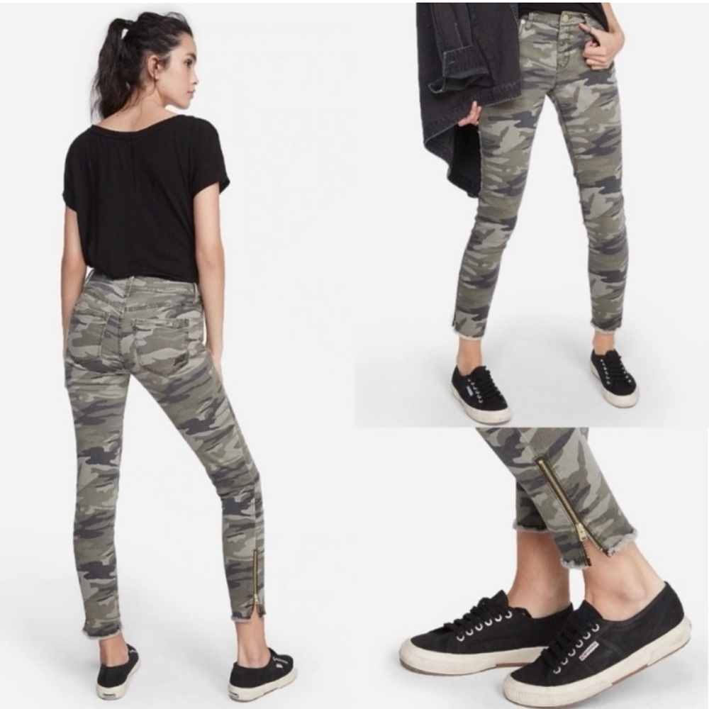 Express Camouflage Ankle Pants